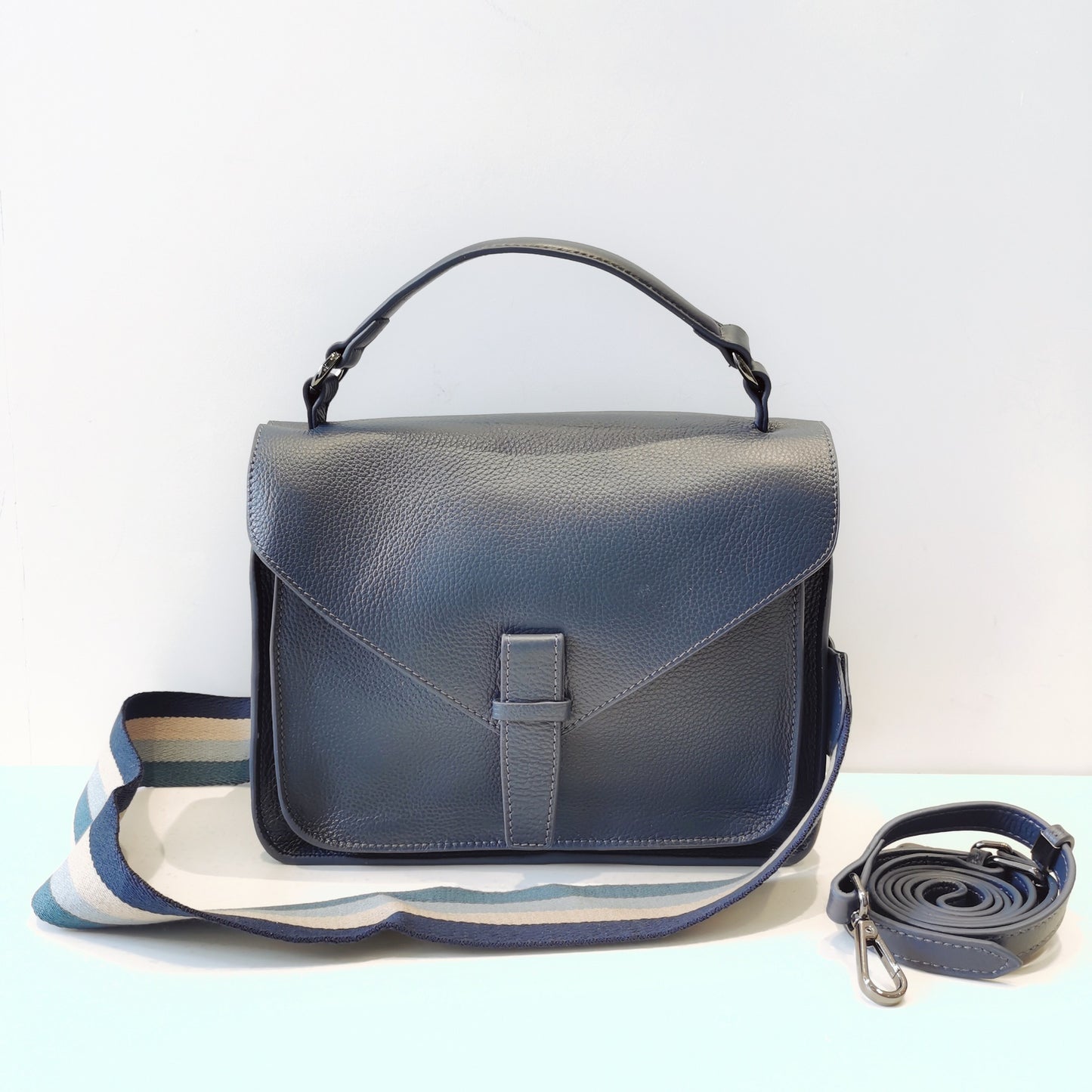 Retro Leather Messenger Bag