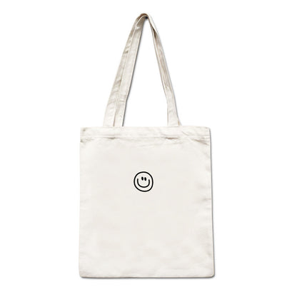 Smiley Canvas Bag One Shoulder Portable Female Student Canvas Bag Shopping Bag