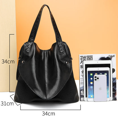 Smiley Soft Leather Handbag