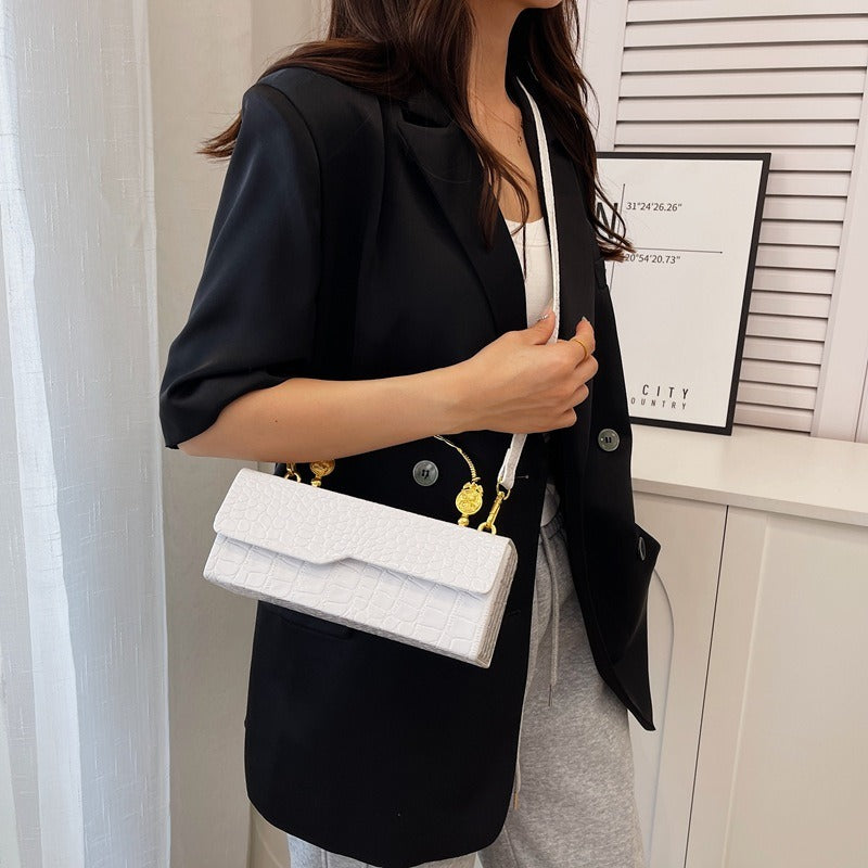 Lacquer Leather Mailman Bag