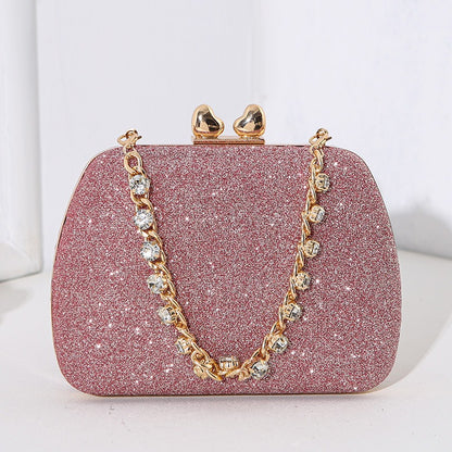 Sparkle Chain Square Bag