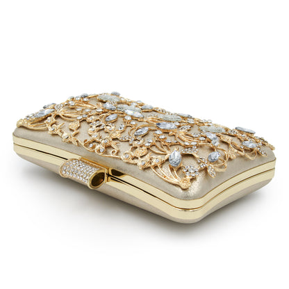 Hollow Diamond Cheongsam Clutch