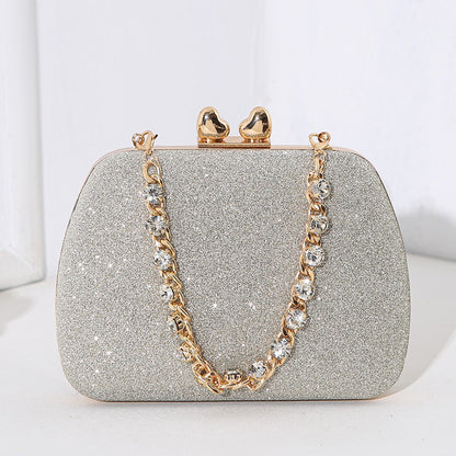 Sparkle Chain Square Bag