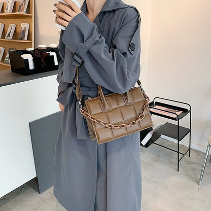 Box Style Straddle Handbag