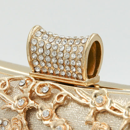 Hollow Diamond Cheongsam Clutch