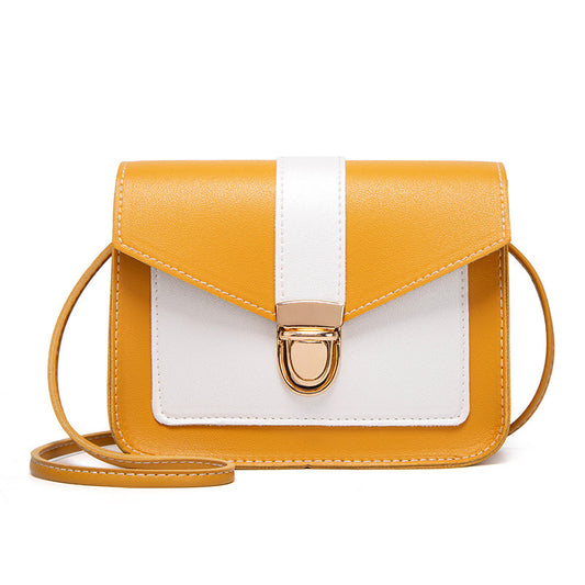 Contrast Square Shoulder Bag