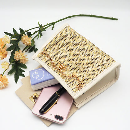 Pastoral Woven Straw Bag