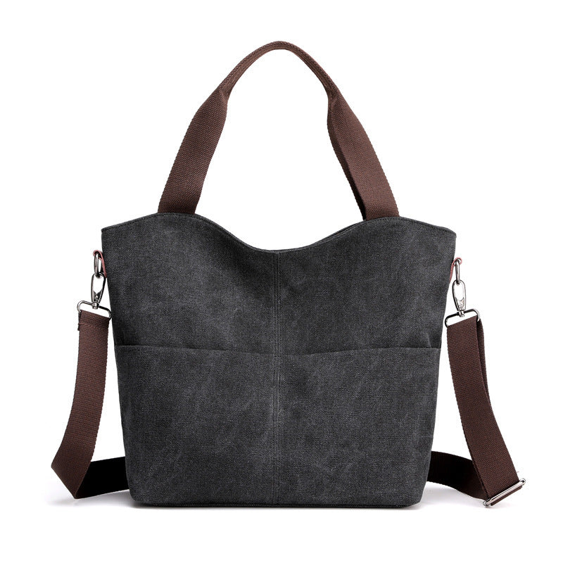 Casual Canvas Shoulder Bag