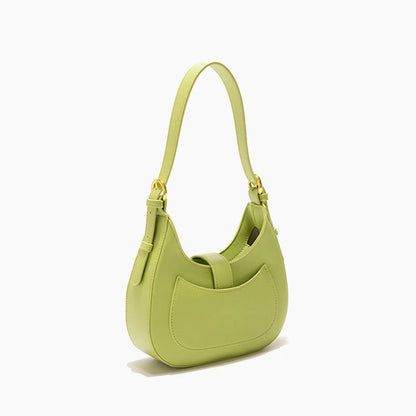 Half-Moon Leather Crossbody