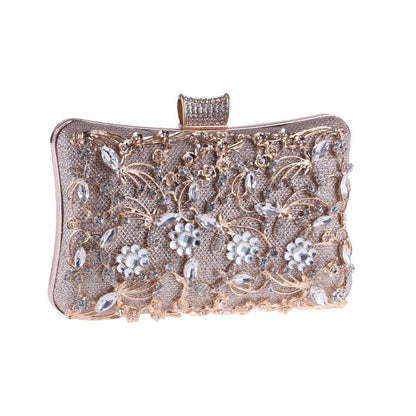 Hollow Diamond Cheongsam Clutch
