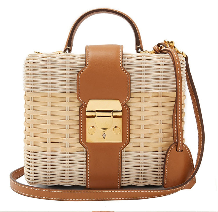 Tropical Straw Crossbody