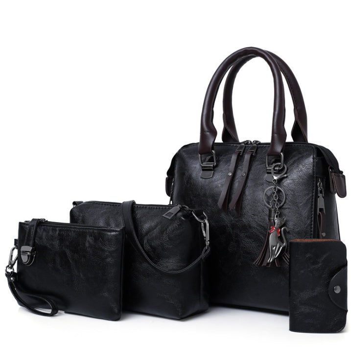 Wave Design Handbag Set