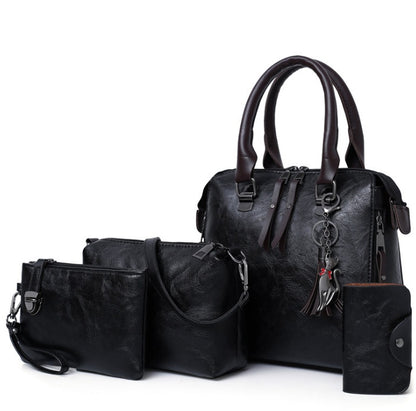 Wave Design Handbag Set