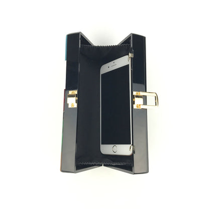 Multicolor Acrylic Clutch