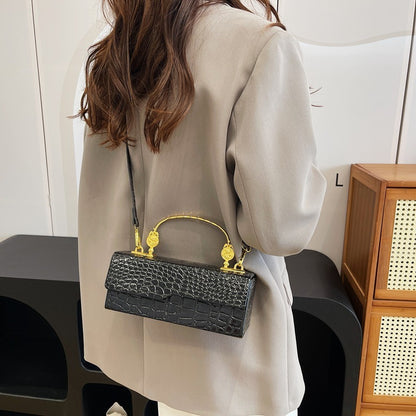 Lacquer Leather Mailman Bag