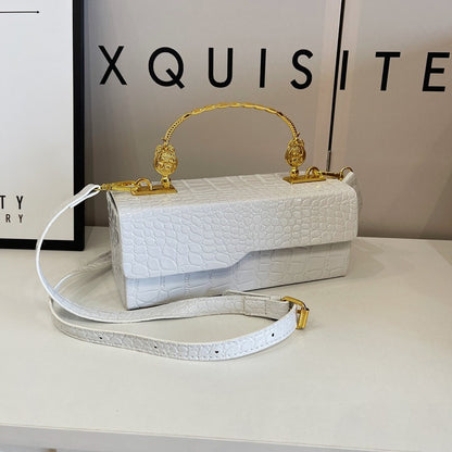 Lacquer Leather Mailman Bag