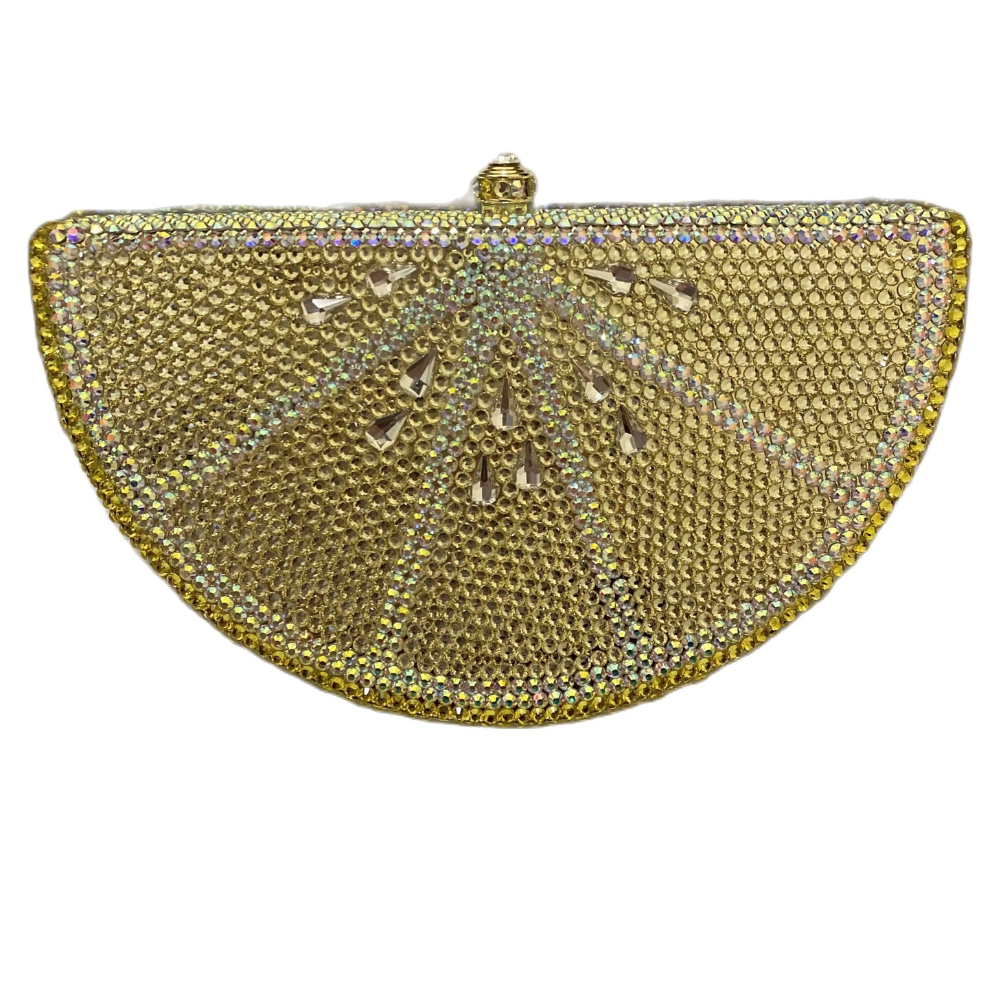 Glam Gold Rhinestone Clutch