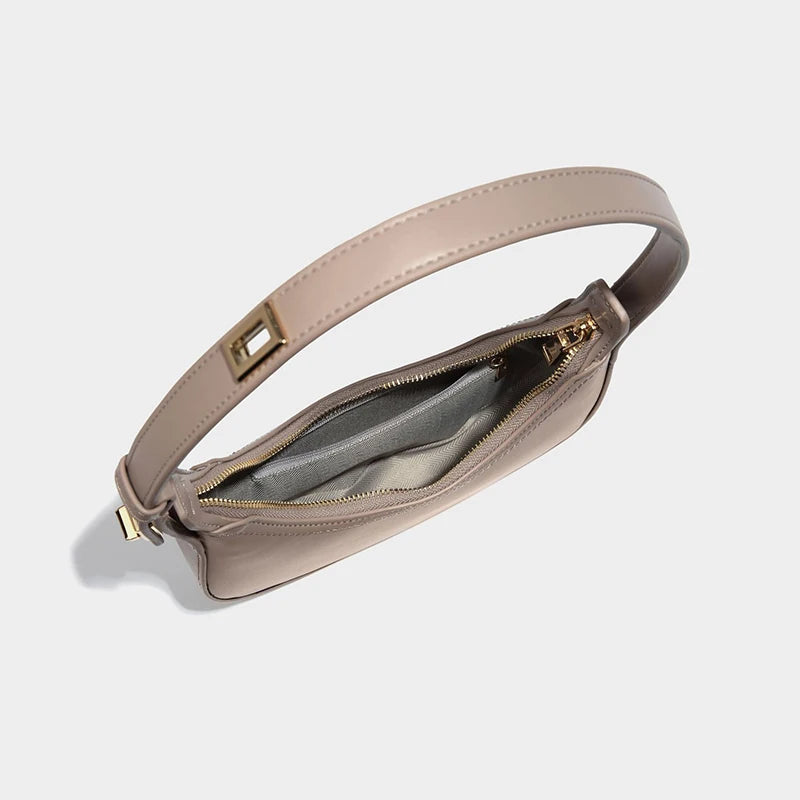 Soft PU Half-Moon Tote