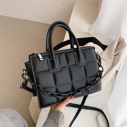 Box Style Straddle Handbag