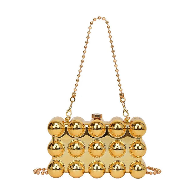 Pearl Chain Lipstick Bag