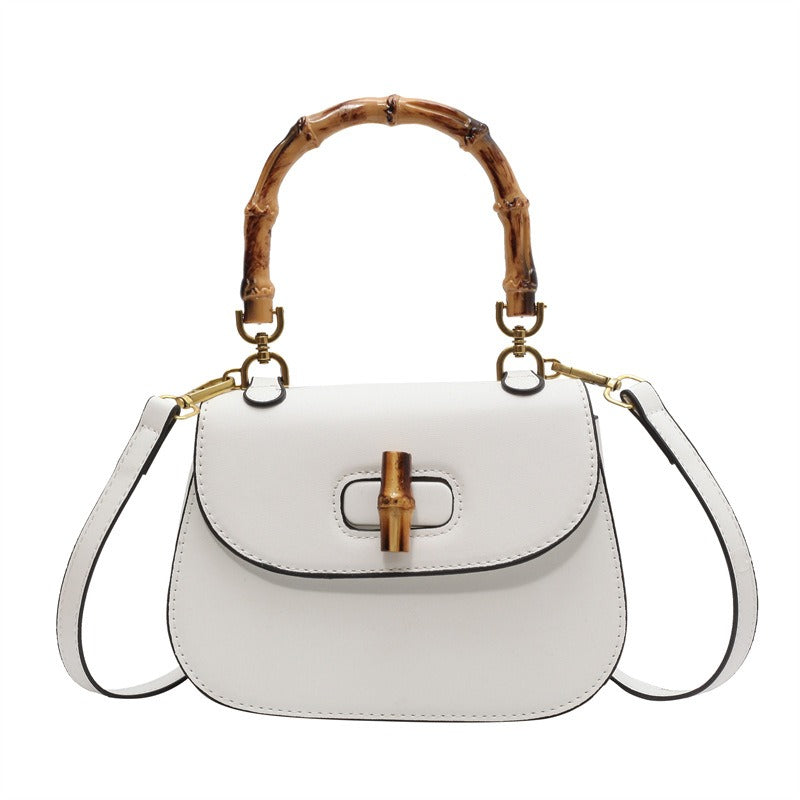 Retro Bamboo Saddle Bag