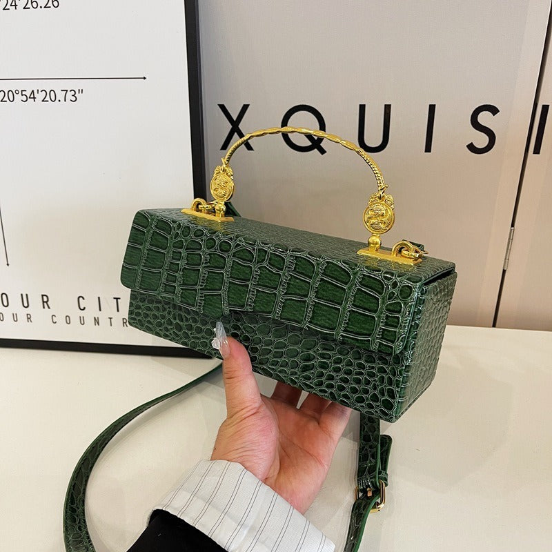 Lacquer Leather Mailman Bag