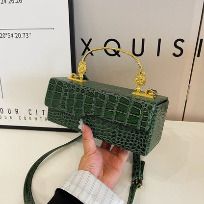 Lacquer Leather Mailman Bag