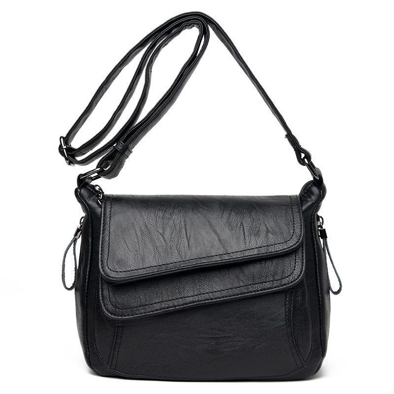 Classic Leather Messenger Bag