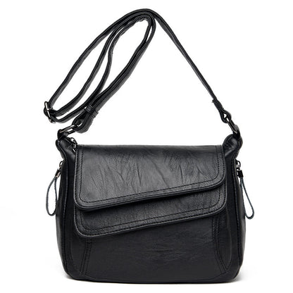 Classic Leather Messenger Bag