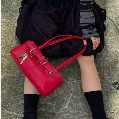 Belt Buckle Underarm Bag