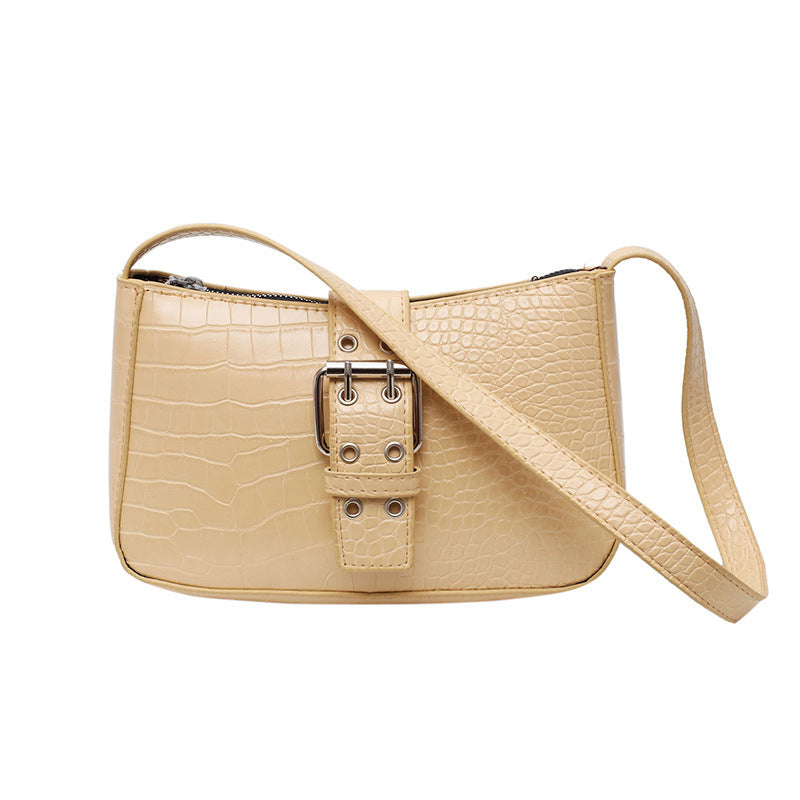 Textured Pattern Shoulder Bag