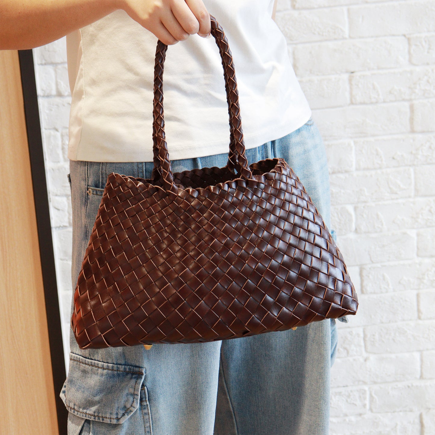 Handmade Woven Maternity Tote