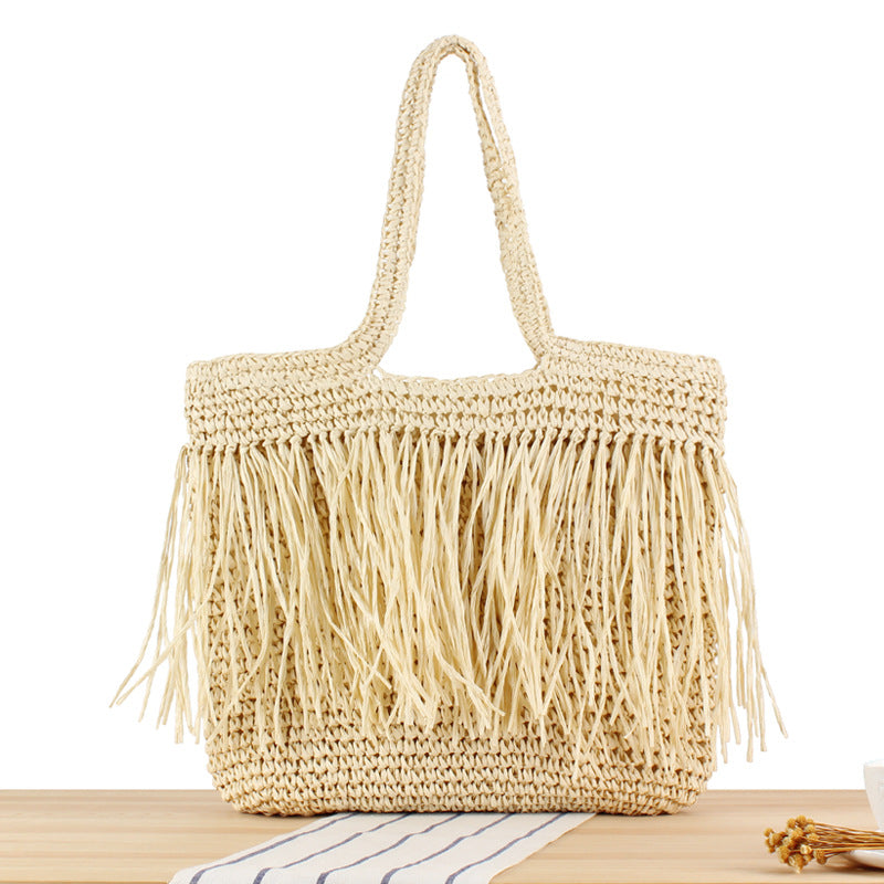 Boho Tassel Beach Bag