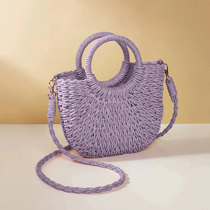 Woven Grass Beach Tote