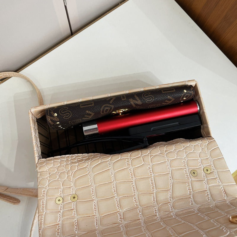 Lacquer Leather Mailman Bag