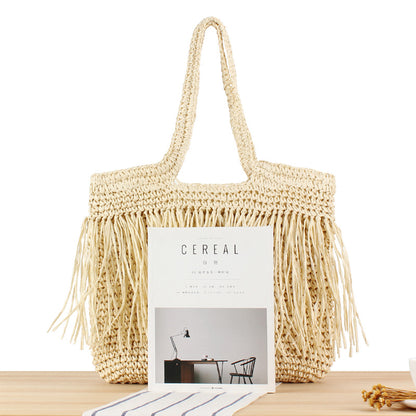 Boho Tassel Beach Bag