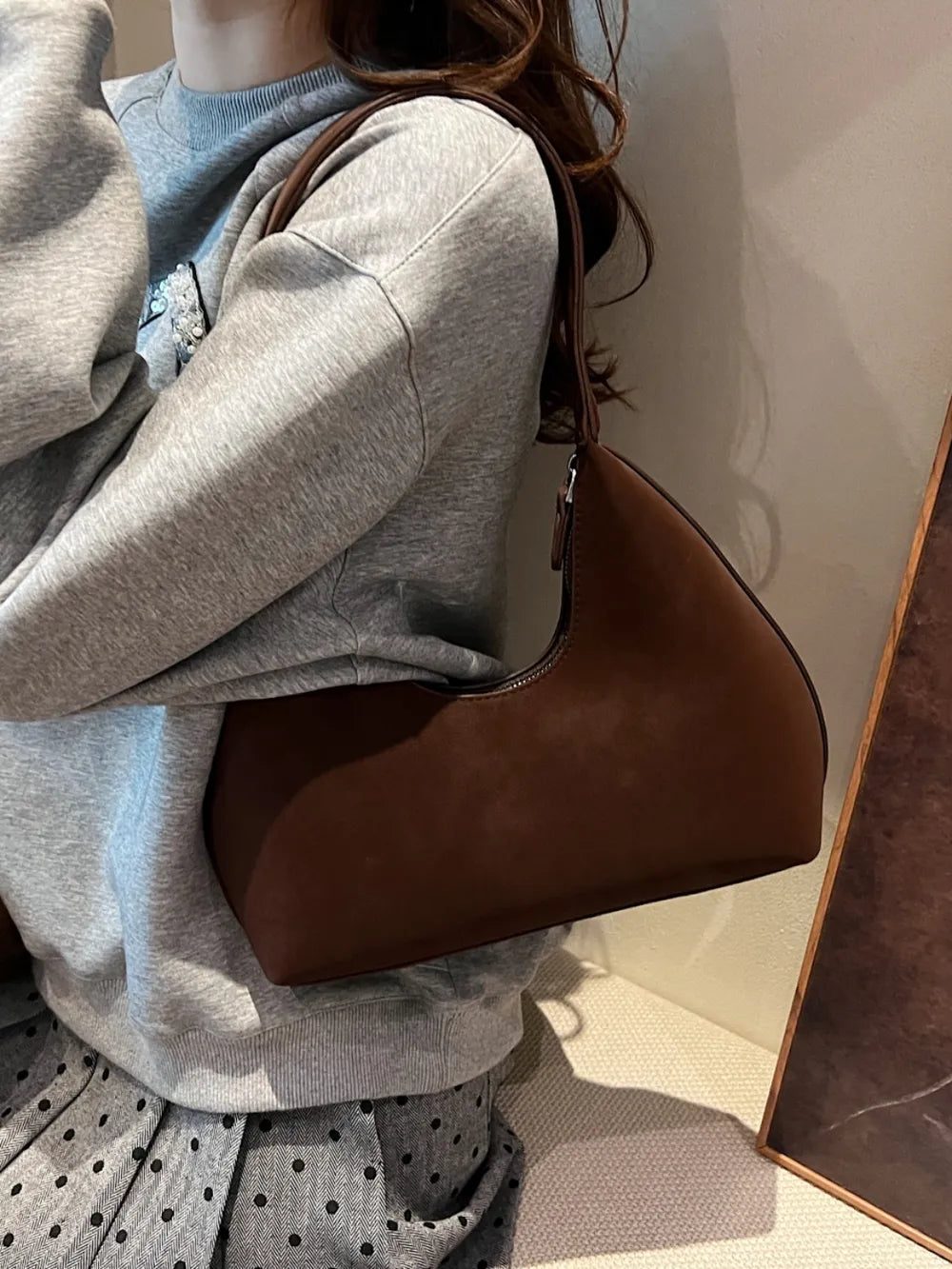 Zipped Shoulder Crossbody