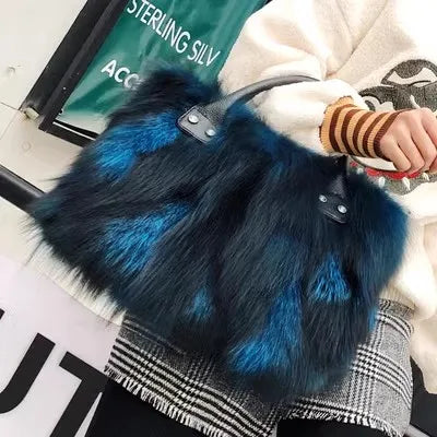 Luxury Fox Fur Handbag