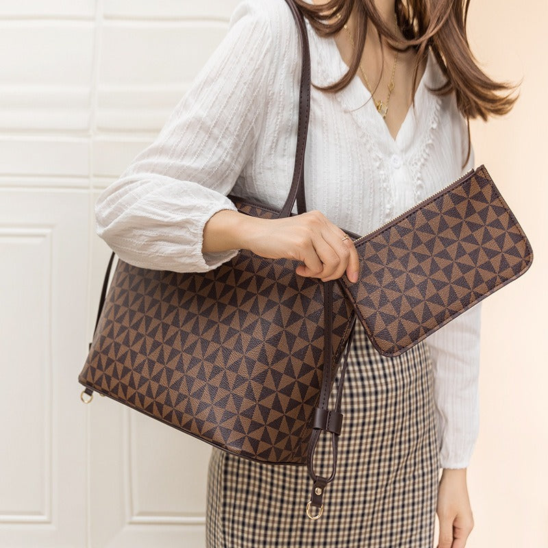 Windmill Pattern Tote Set