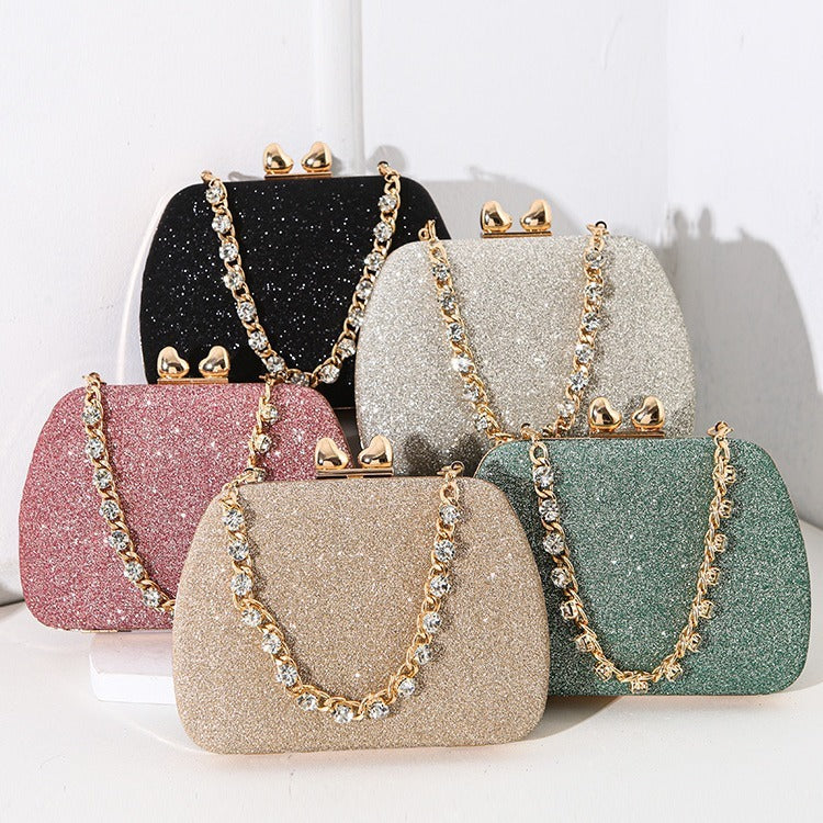 Sparkle Chain Square Bag