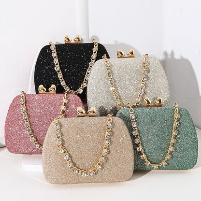 Sparkle Chain Square Bag
