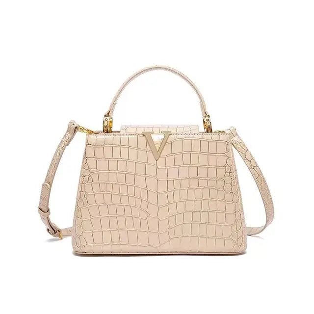 Crocodile Print Luxury Tote