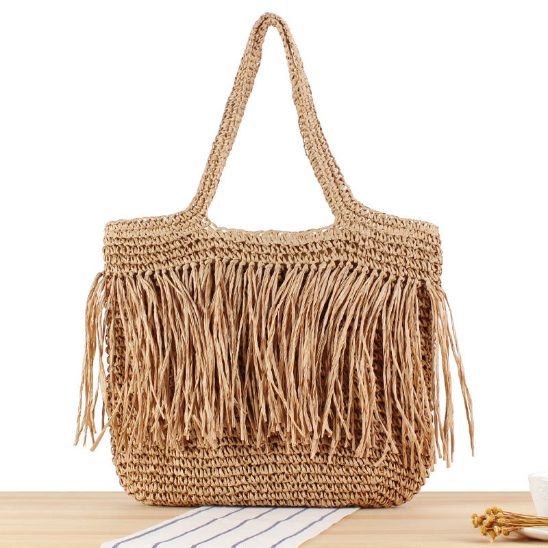 Boho Tassel Beach Bag