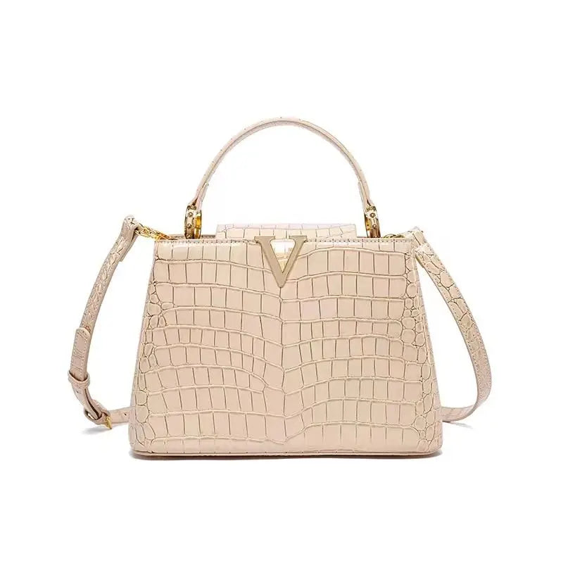 Crocodile Print Luxury Tote