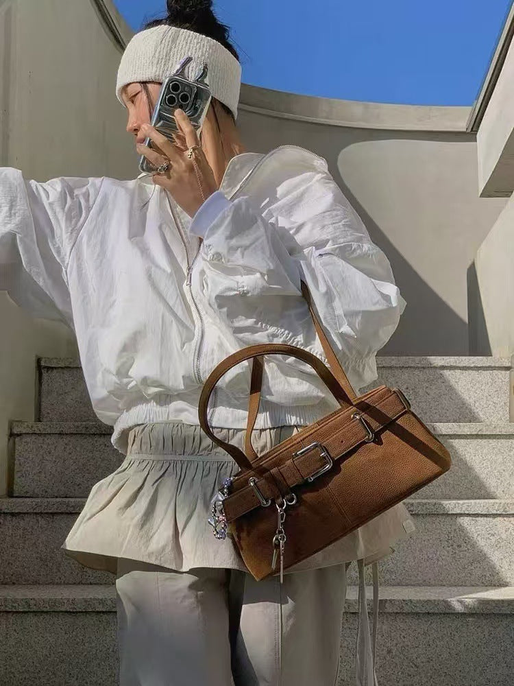 Belt Buckle Underarm Bag