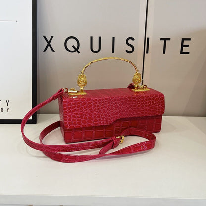 Lacquer Leather Mailman Bag