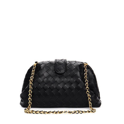 Woven Leather Square Bag