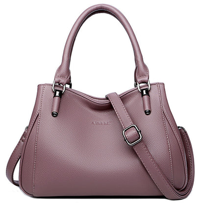 Soft Leather Casual Crossbody