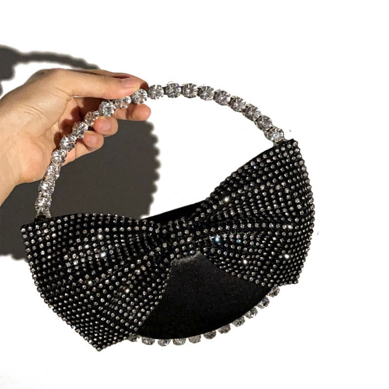Bow Diamond Evening Clutch