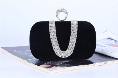 Velvet Diamond Bridal Clutch